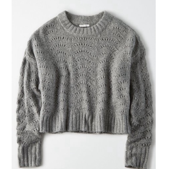 Women’s American Eagle Pointelle Sweater - Picture 1 of 5